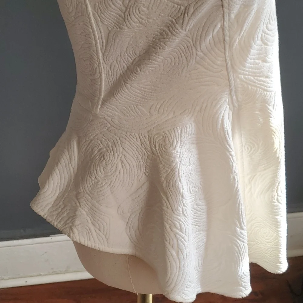 Theory white Peplum   top size s - Picture 6 of 15
